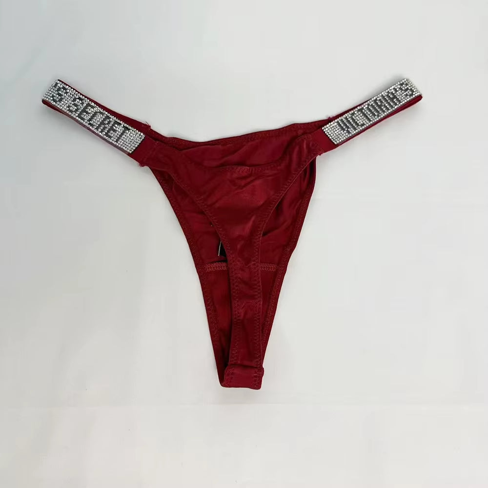 New Fashion Sexy Women'S Underwear Cotton Stretch Shapewear Simple No Show Antibacterial Panties Thong Underwear