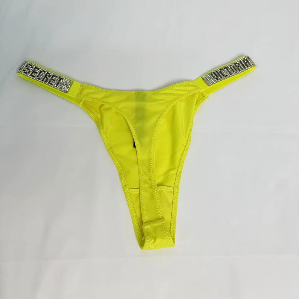 New Fashion Sexy Women'S Underwear Cotton Stretch Shapewear Simple No Show Antibacterial Panties Thong Underwear