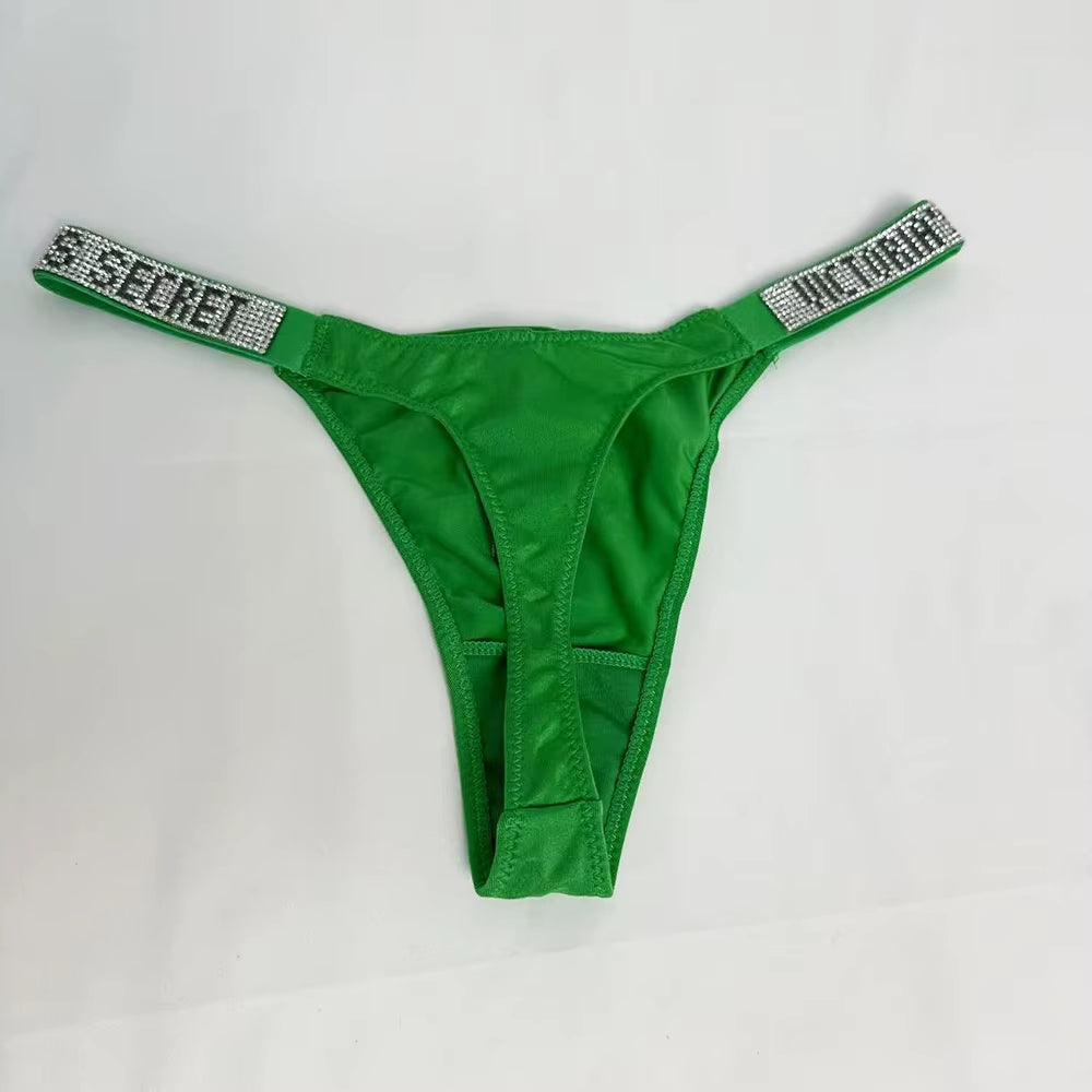 New Fashion Sexy Women'S Underwear Cotton Stretch Shapewear Simple No Show Antibacterial Panties Thong Underwear