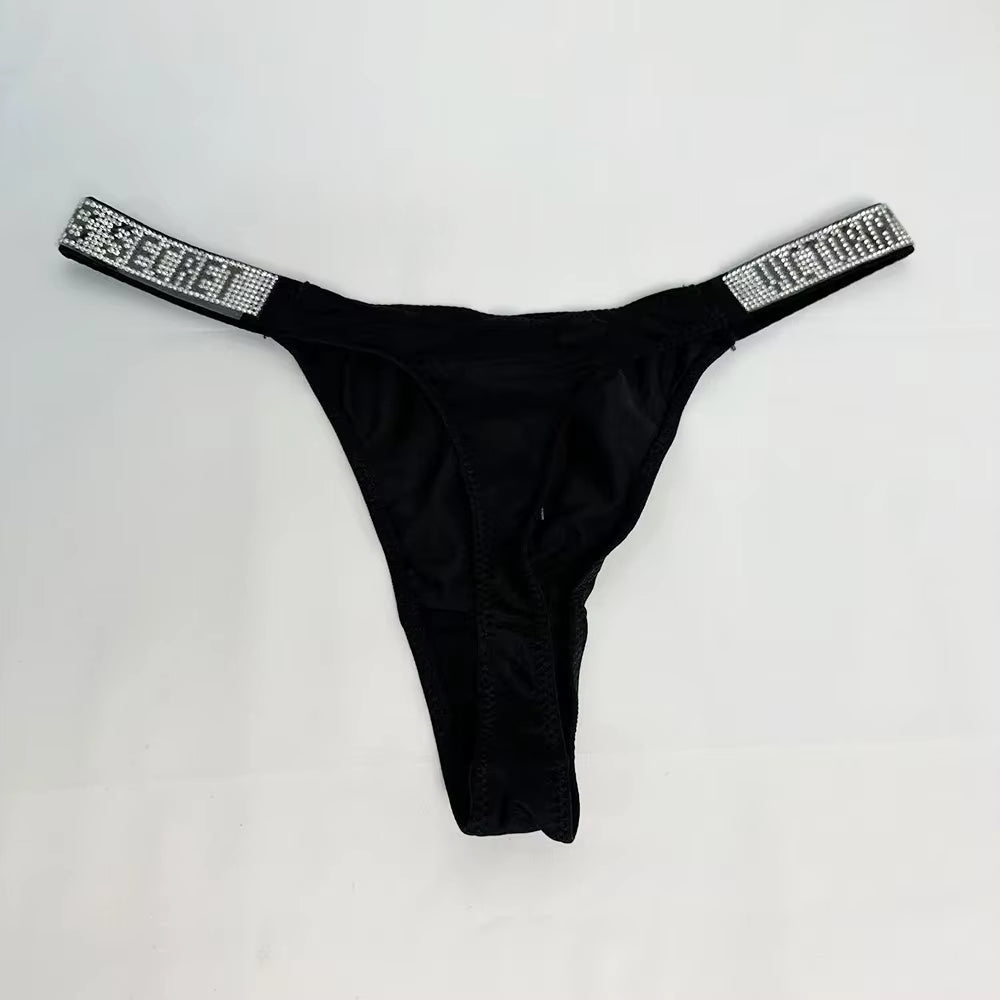 New Fashion Sexy Women'S Underwear Cotton Stretch Shapewear Simple No Show Antibacterial Panties Thong Underwear