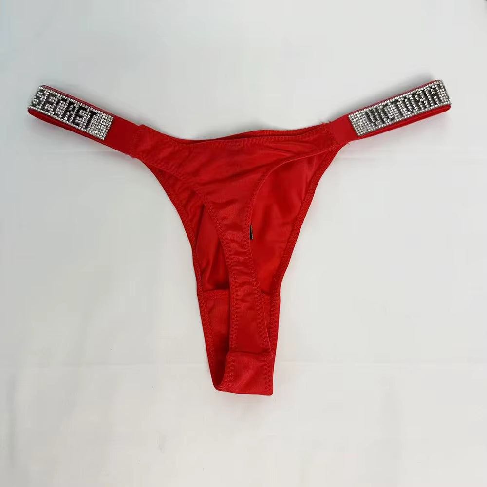 New Fashion Sexy Women'S Underwear Cotton Stretch Shapewear Simple No Show Antibacterial Panties Thong Underwear
