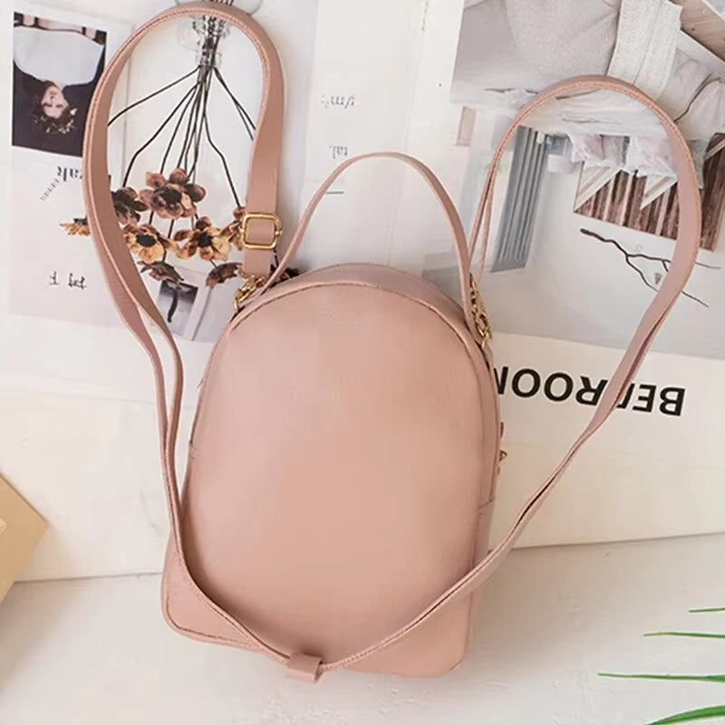Women Fashion Backpack Ins New Style Female Handbag Leisure Mini Fashion Women Backpacks Phone Packs Mini Backpack