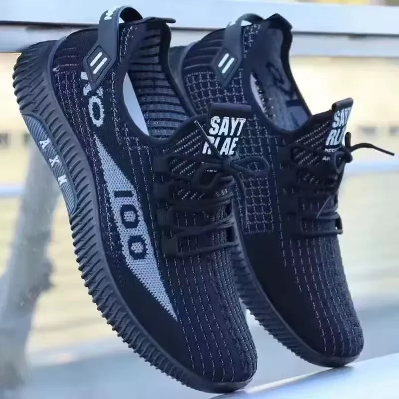 Soft Soled Spring and Autumn Old Cloth Shoes Breathable Mesh Shoes Non-Slip Wear-Resistant Casual Low-Top Shoes Work Shoes