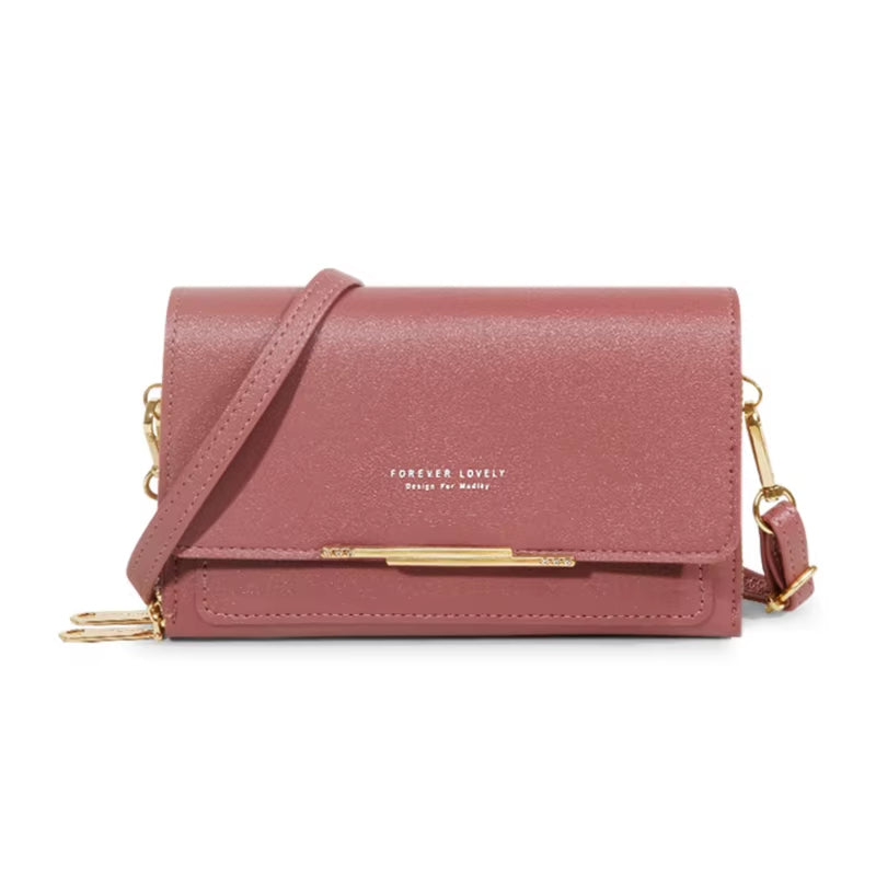 Women'S Wallet Korean Handbag Multi Card Large Capacity Casual Shoulder Bag Mobile Phone Packet Fashion New Style