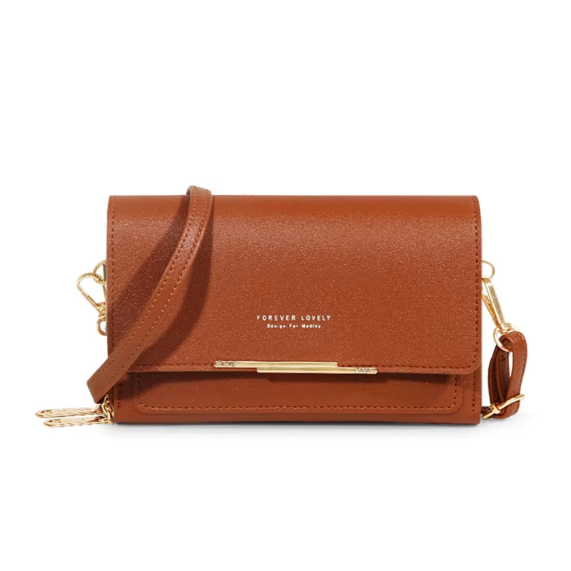 Women'S Wallet Korean Handbag Multi Card Large Capacity Casual Shoulder Bag Mobile Phone Packet Fashion New Style