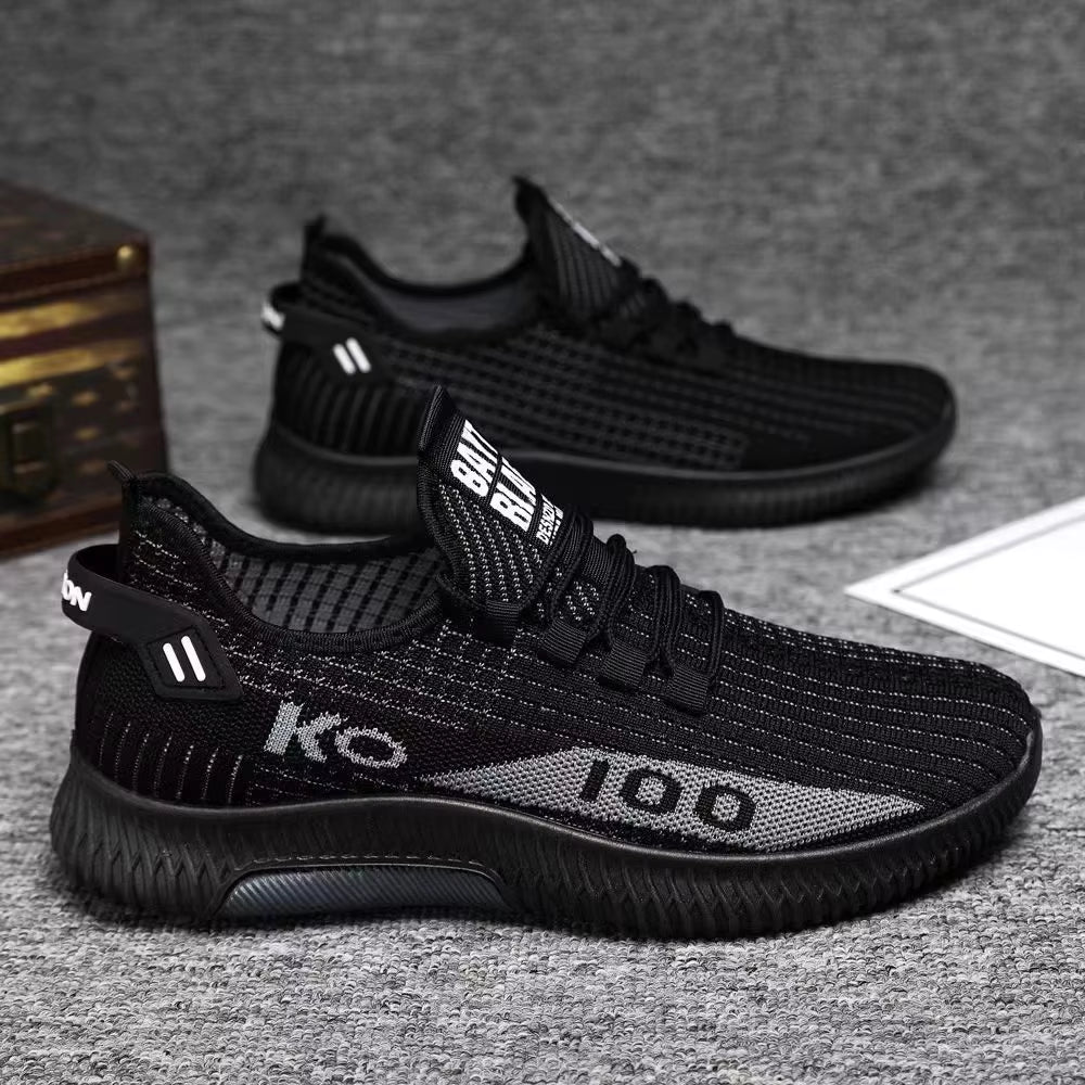 Soft Soled Spring and Autumn Old Cloth Shoes Breathable Mesh Shoes Non-Slip Wear-Resistant Casual Low-Top Shoes Work Shoes