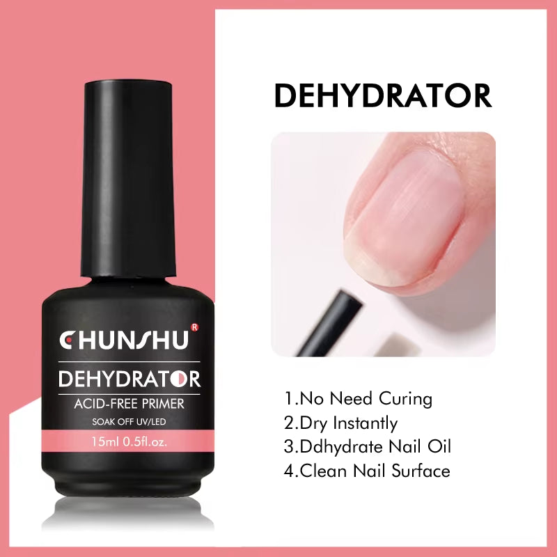 6 in 1 Extension UV Gel Polish in a Bottle Builder Nail Gel Rubber Base Coat Semi Permanent Nails Art Self-Leveling 15ML