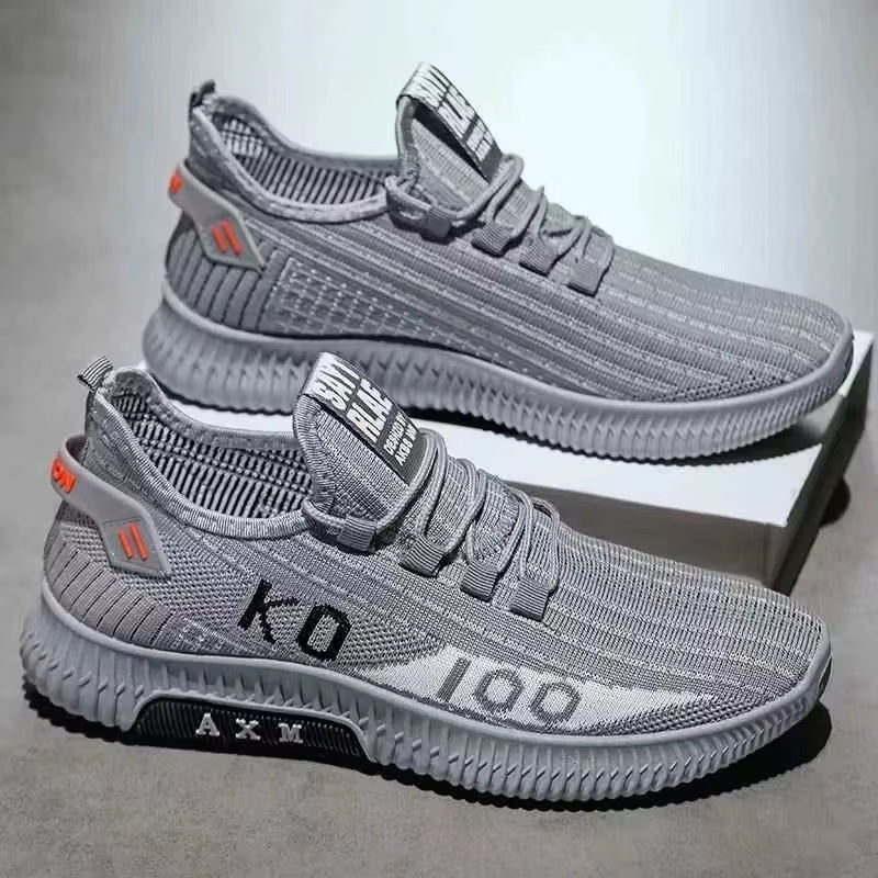Soft Soled Spring and Autumn Old Cloth Shoes Breathable Mesh Shoes Non-Slip Wear-Resistant Casual Low-Top Shoes Work Shoes
